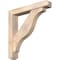 Ekena Millwork Funston Craftsman Smooth Bracket w/ Offset Brace, Douglas Fir, 5 1/2"W x 32"D x 32"H BKT0604X32X32FST04SDF - alternate 1